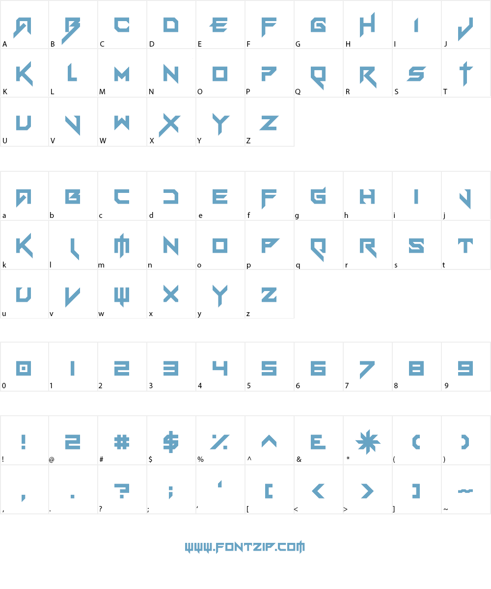 Vermin Vibes eX Font Character